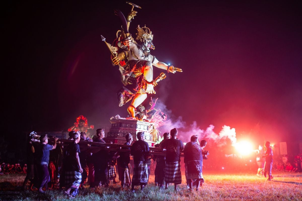 Nyepi Festival in Bali, Indonesia