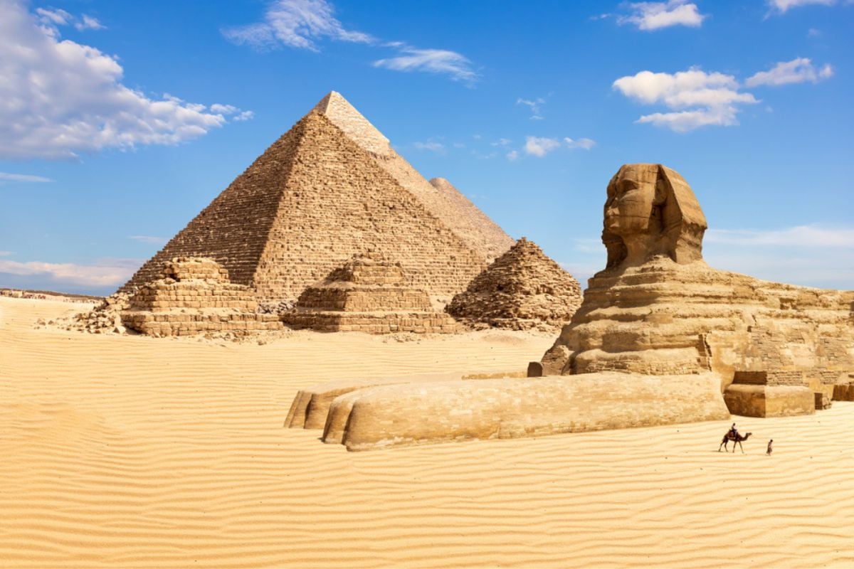 Pyramids of Giza and the Sphinx, Egypt