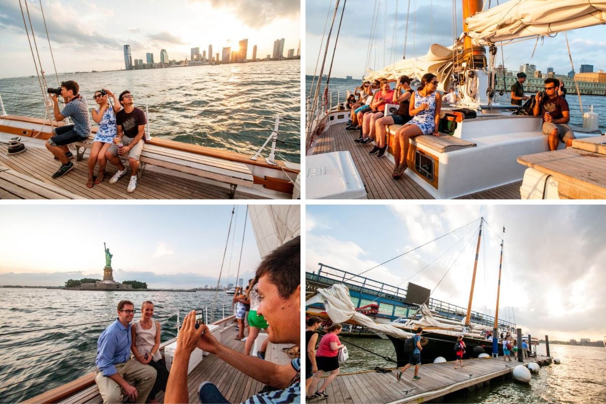 Sunset Sail Aboard Schooner America 2.0 by Classic Harbor Line