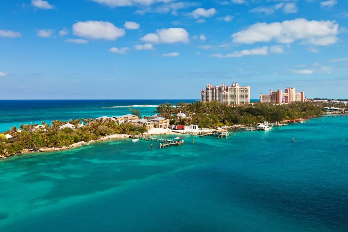 Paradise Island, located in Nassau, The Bahamas