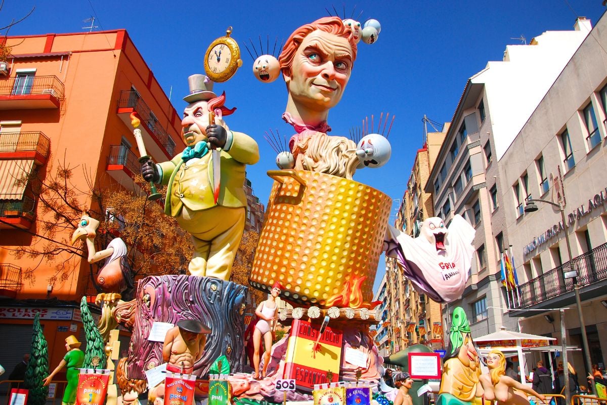 Las Fallas Festival in Valencia, Spain
