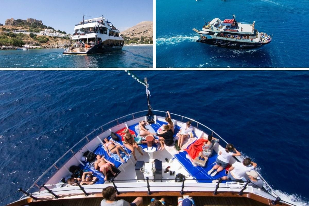 Boat Day Trip to Lindos by Rizos Cruises