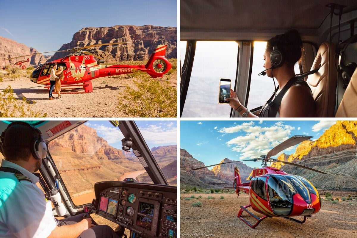 Grand Canyon West Rim Helicopter Tour with Champagne Toast