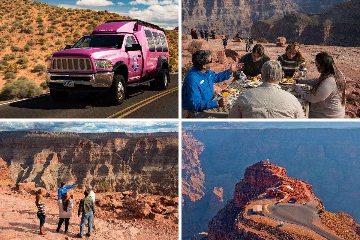 Grand Canyon West Rim in a Tour Trekker by Pink Jeep Tours