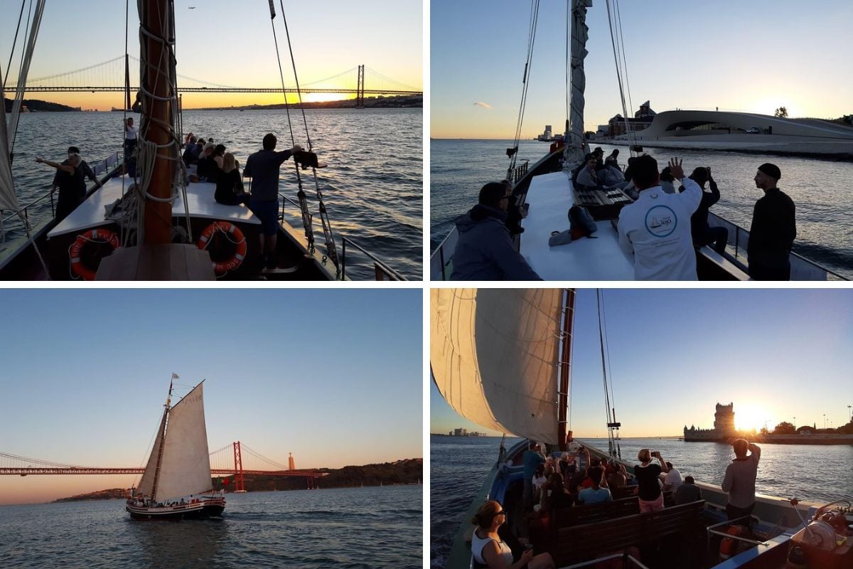Lisbon Traditional Boats - Sunset Cruise by Nosso Tejo