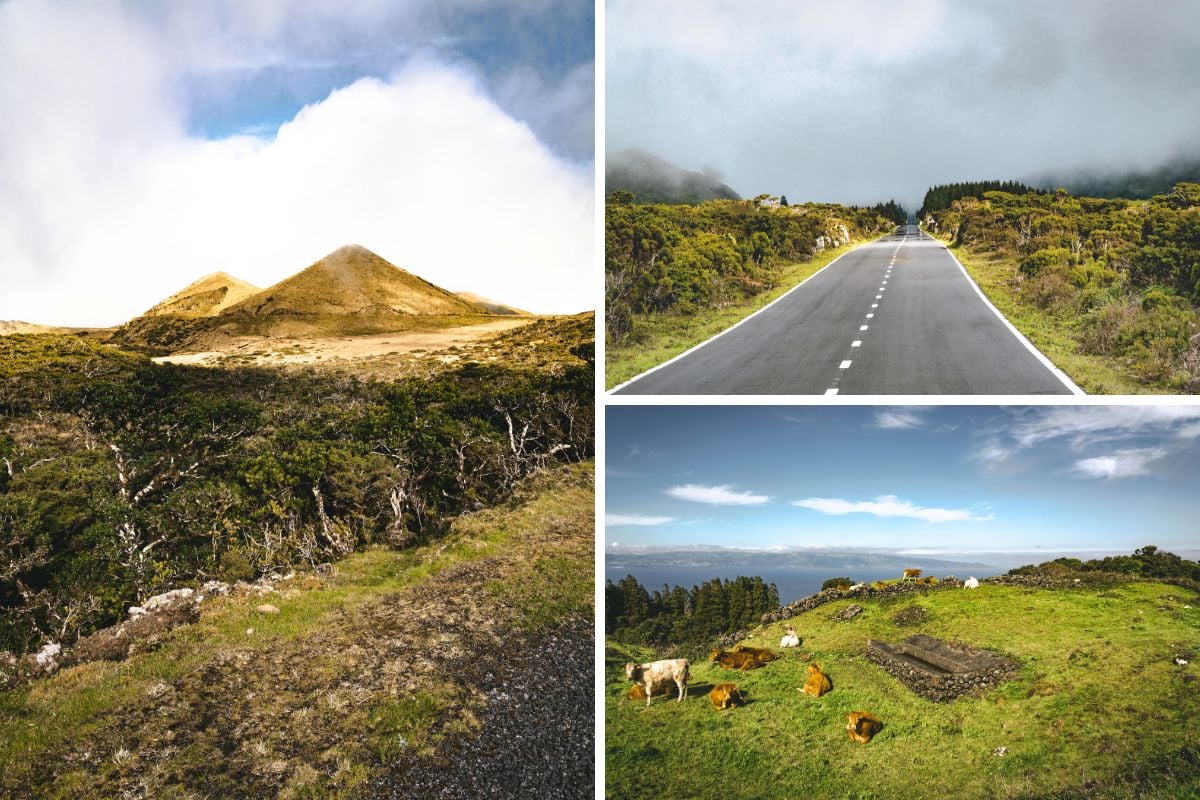 Longitudinal Road (EN3) in Azores