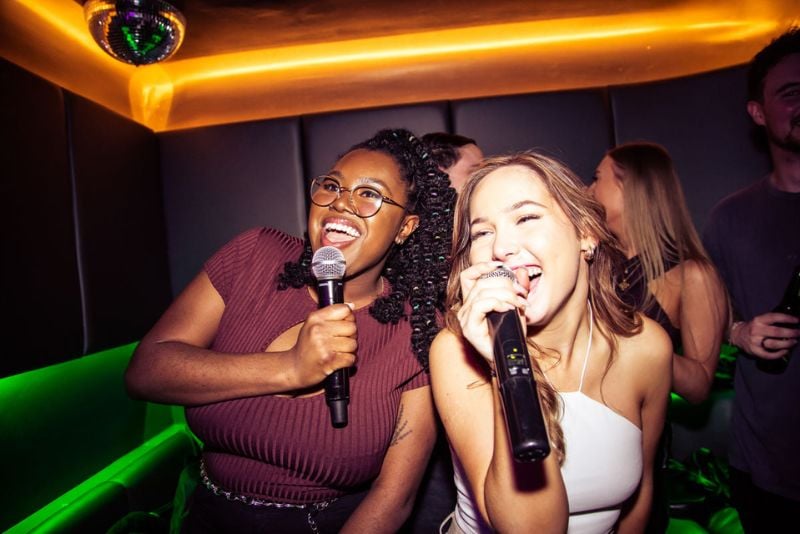 Lucky Voice karaoke in Brighton, UK
