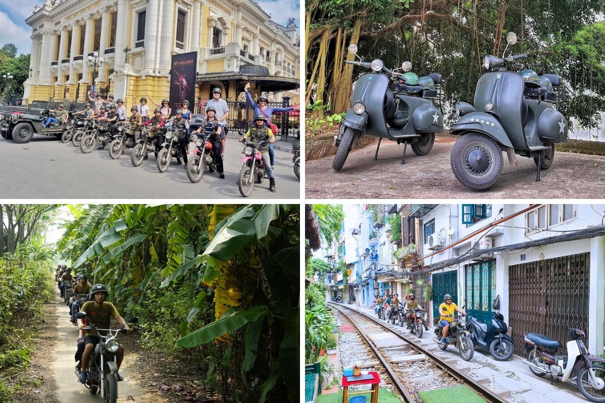 Motorbiking in Hanoi