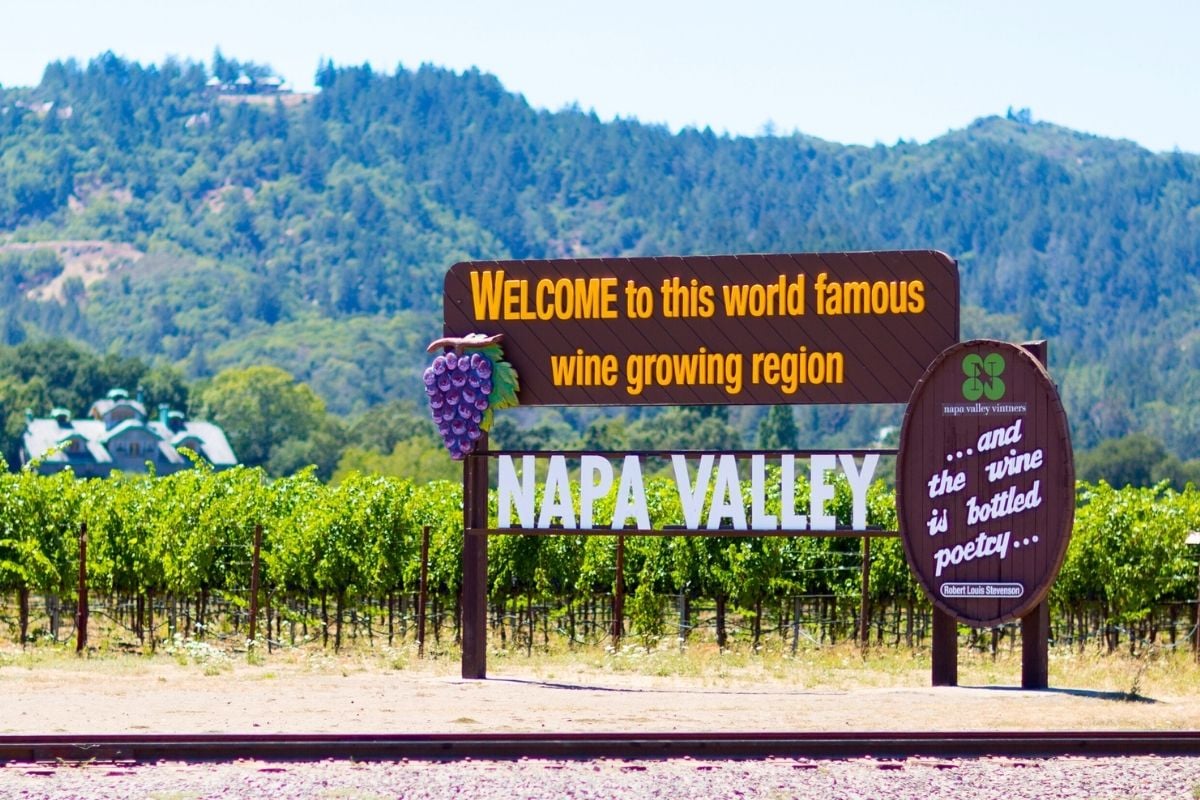 Napa Valley wine region, California