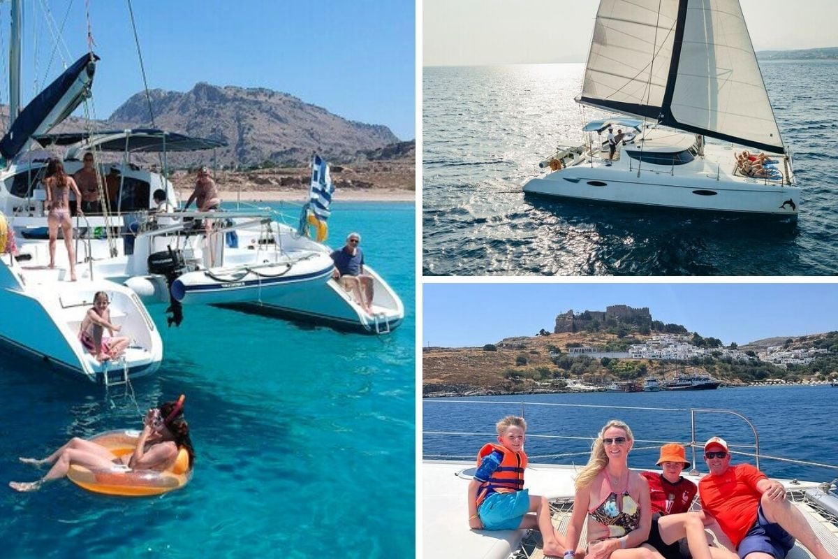Private Catamaran day trip by Sabinas Watersport Rhodes