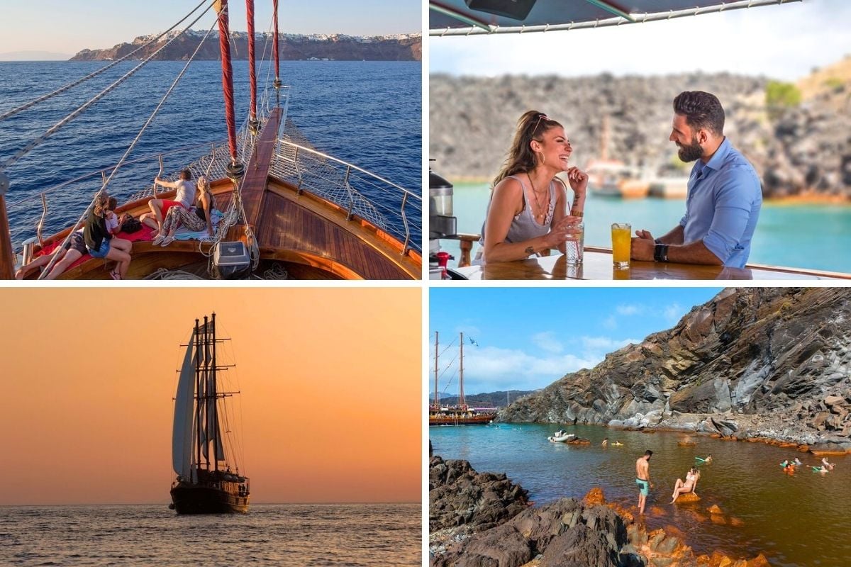 Sailing Sunset Tour by Caldera’s Boats