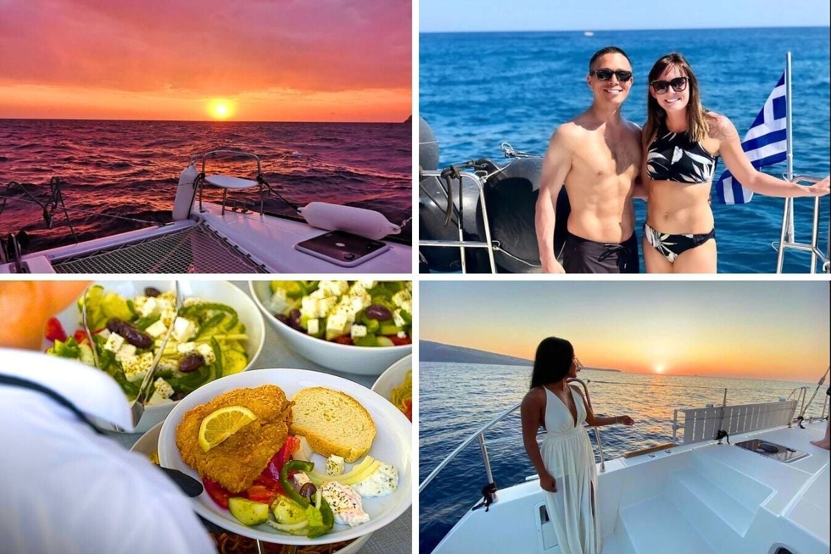 Santorini Luxury Caldera Sunset Cruise by Santorini Day Tours