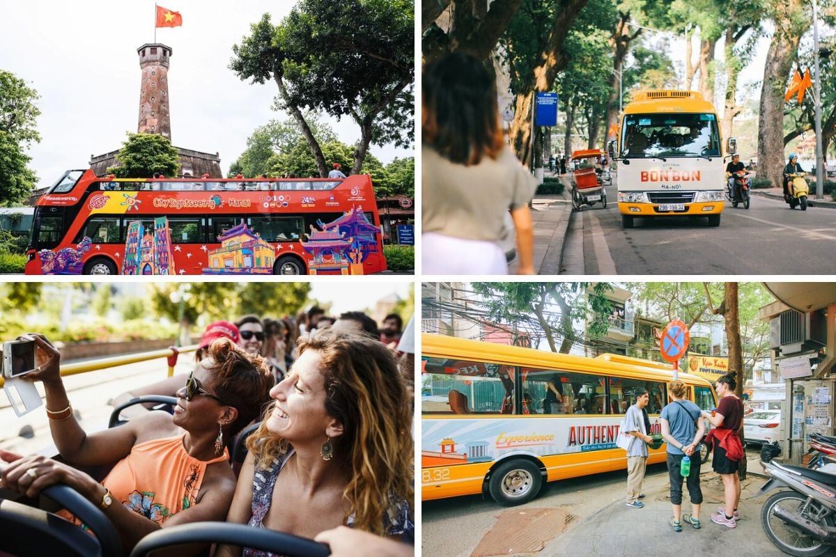 bus tours, Hanoi