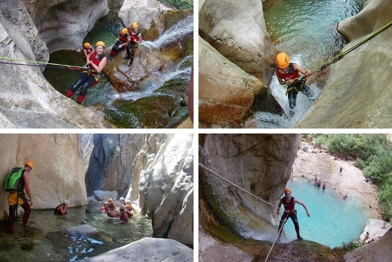 canyoning in Alicante