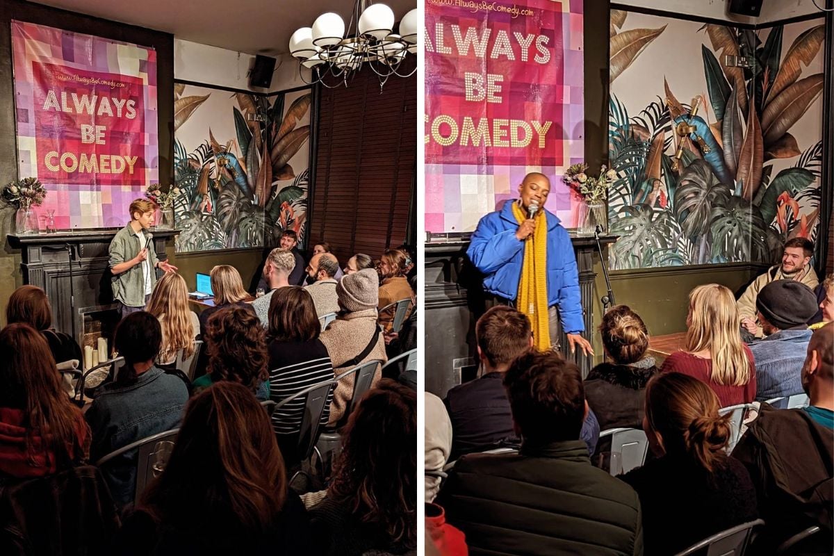 comedy clubs in London