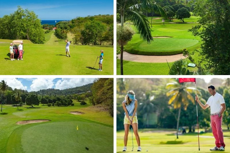 golf in Saint Lucia