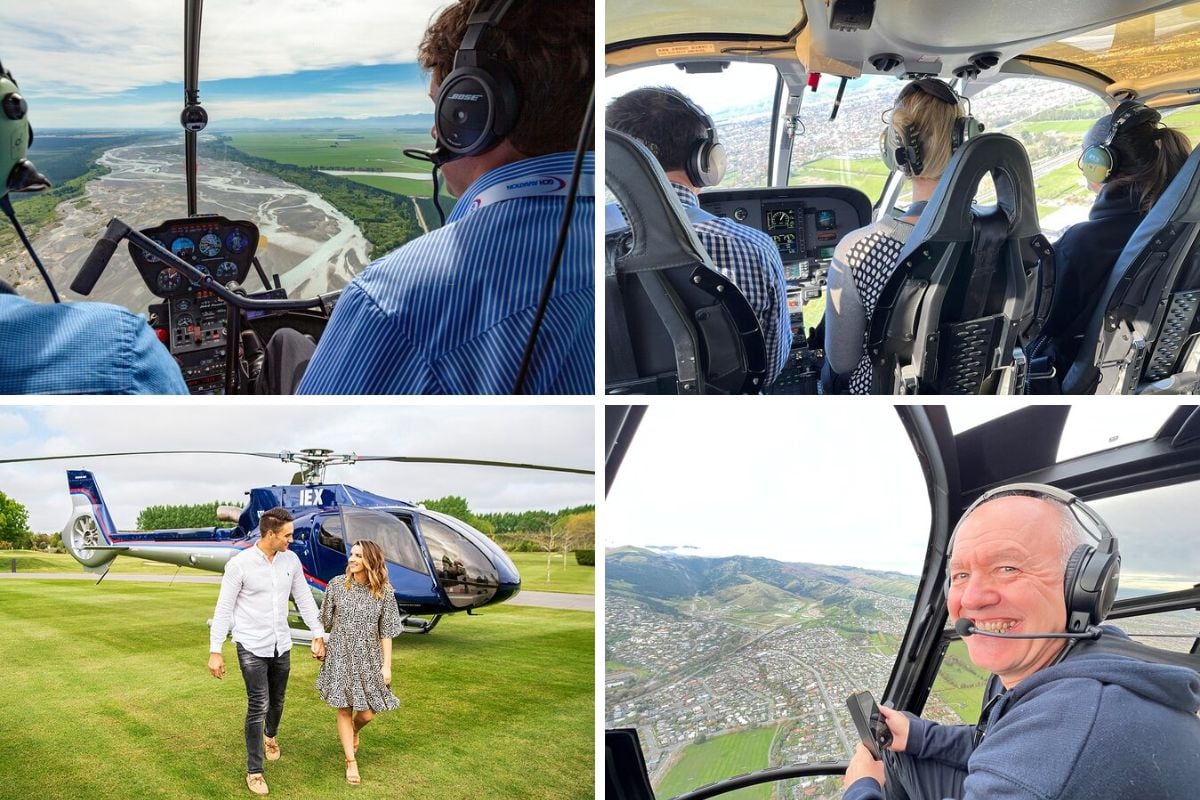 helicopter tour in Christchurch