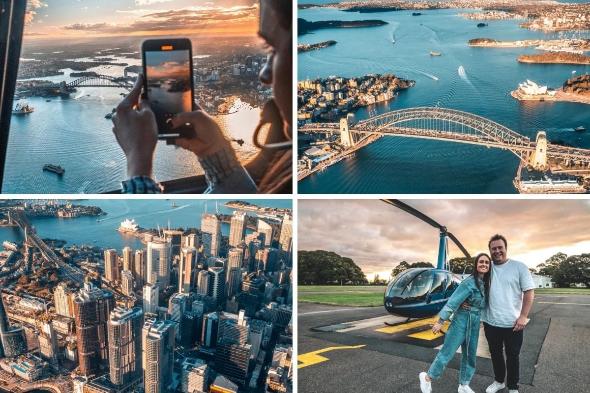 helicopter tour in Sydney