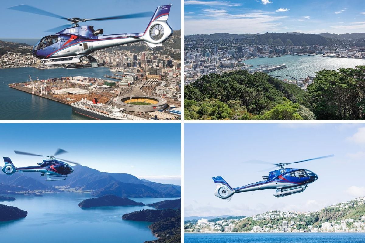helicopter tour in Wellington