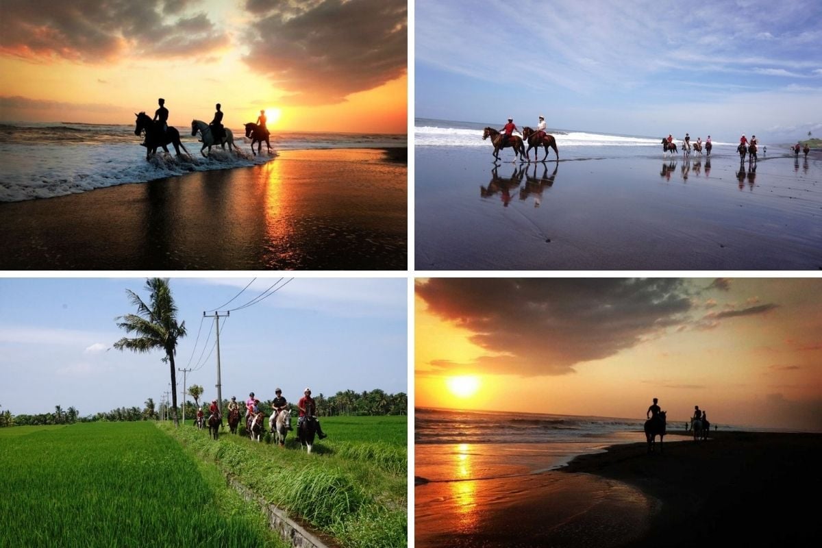 horse riding in Bali