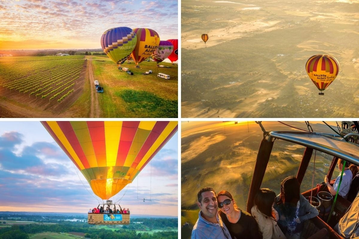 hot air balloon ride near Sydney
