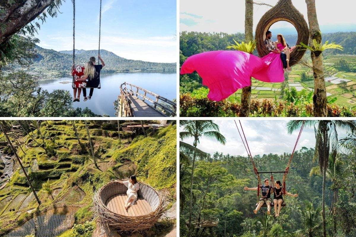 jungle swing tour in Bali