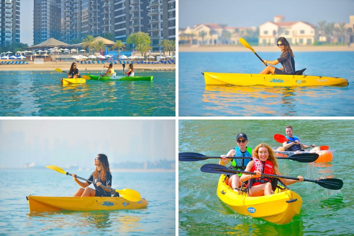kayaking in Dubai