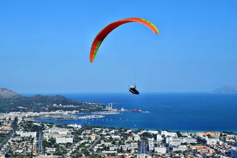 paragliding experiences in Mallorca
