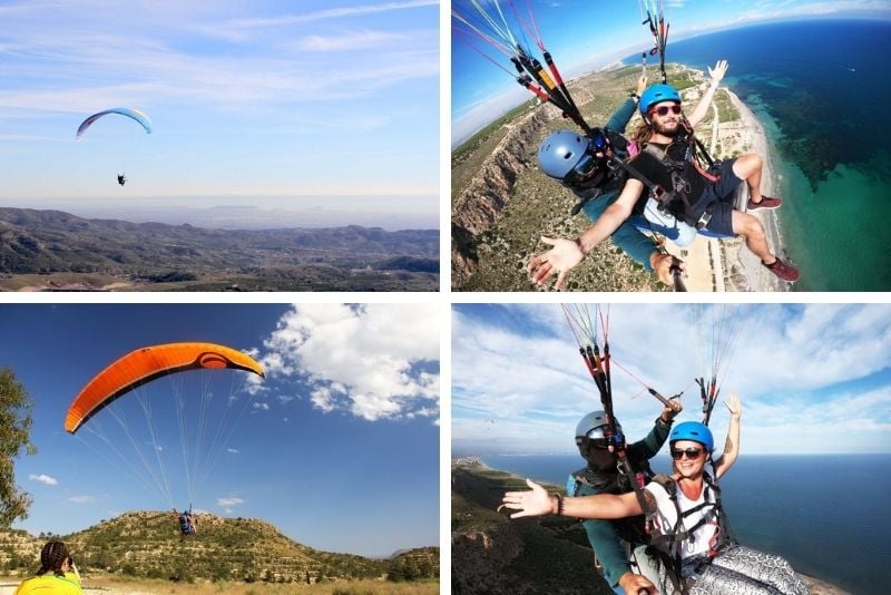 paragliding in Alicante