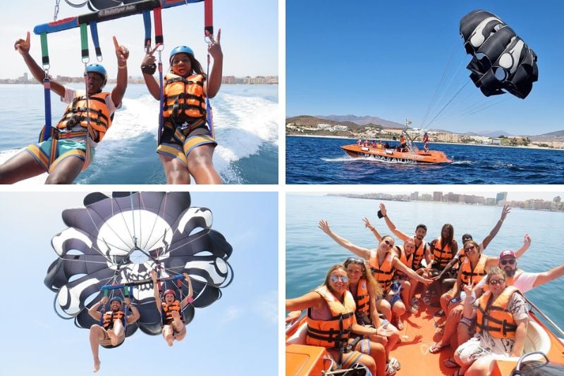 parasailing tours in Málaga