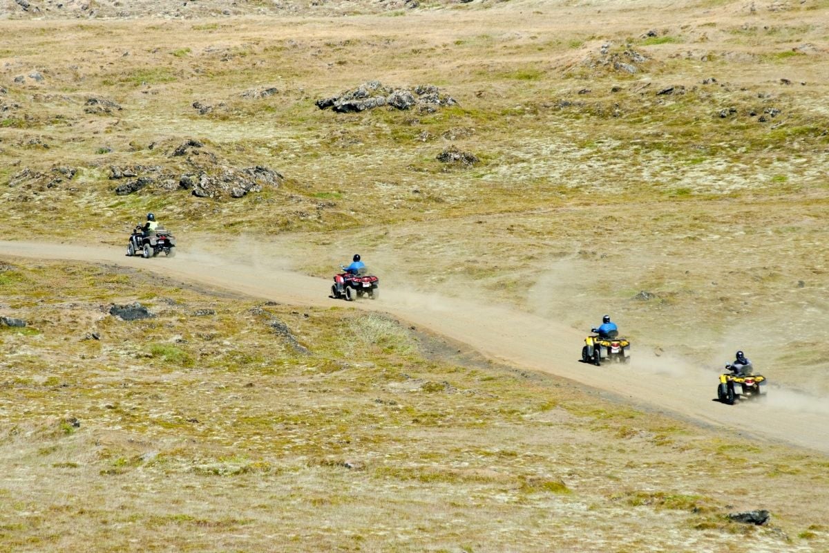 quad tour in Iceland during Summer