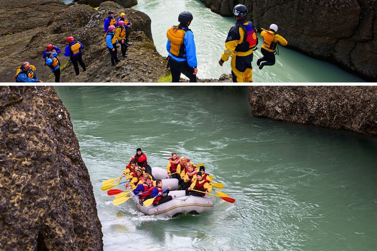 rafting in Iceland