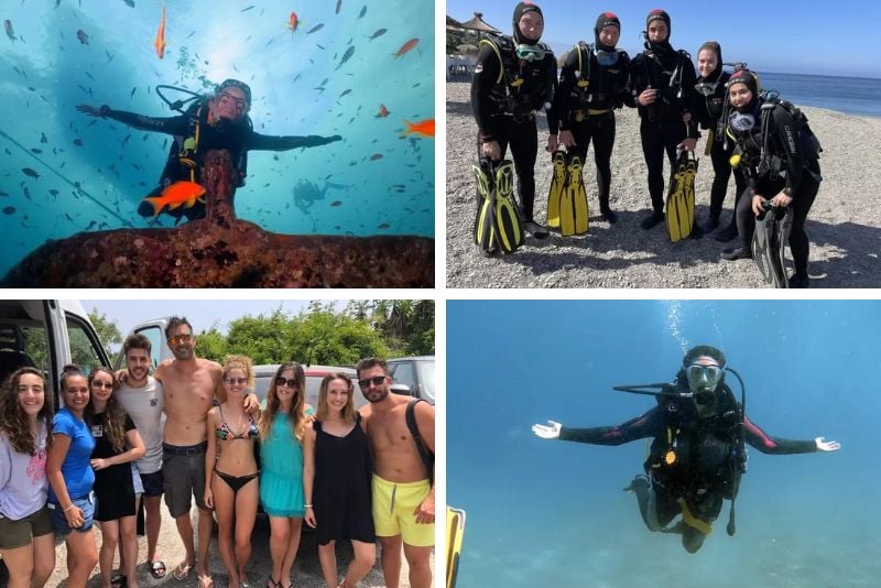 scuba diving near Málaga