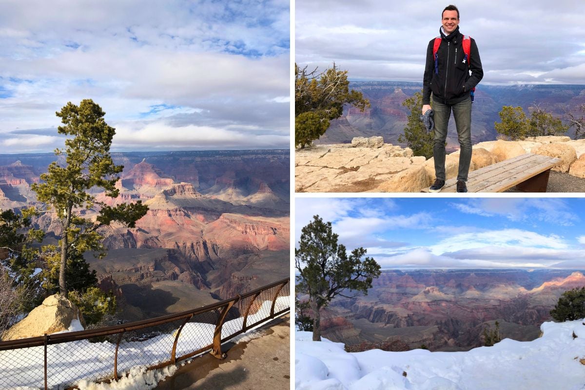 visit the Grand Canyon during the winter