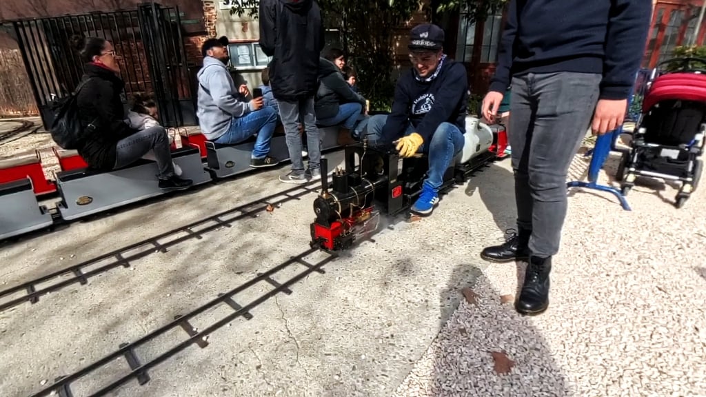 Circuito de mini trenes