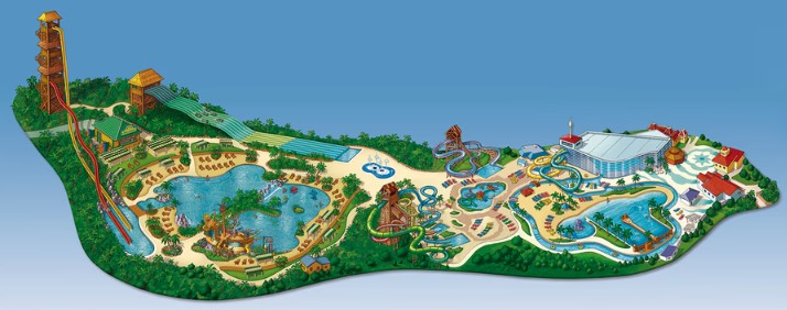 PortAventura Caribe Aquatic Park Mapa