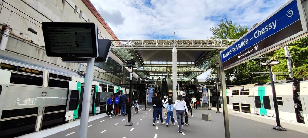 Estación de Disneyland París Marne-la-Vallée Chessy - Cómo trasladarte a Disneyland París