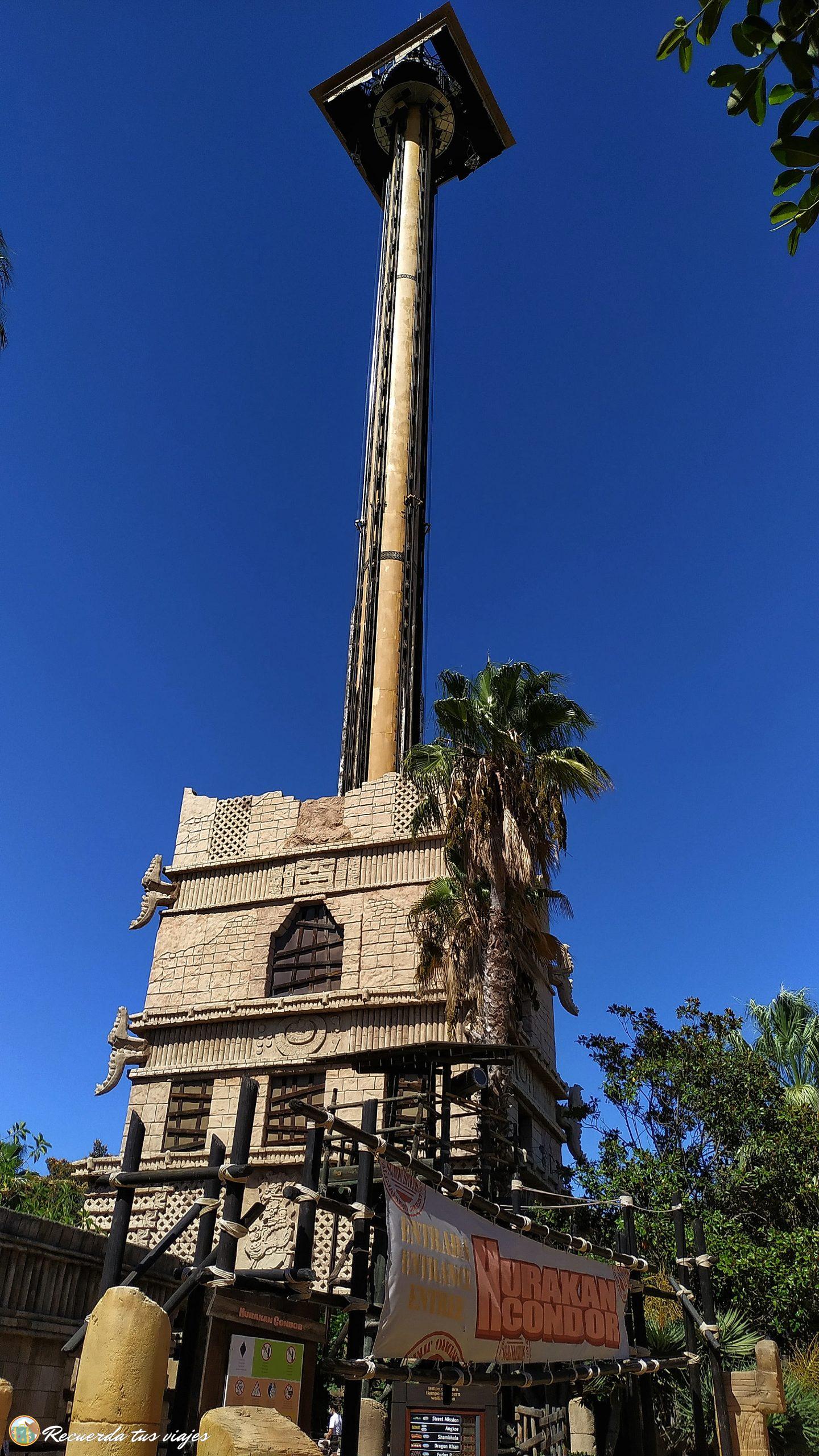 Qué ver en PortAventura - Hurakan Cóndor