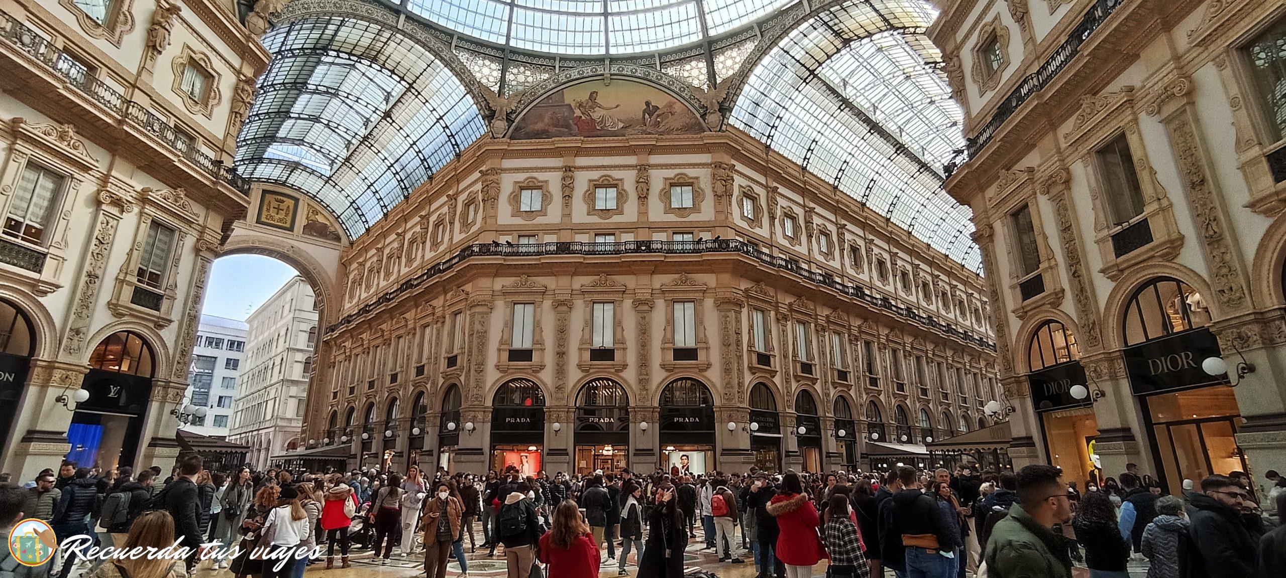 Galería Vittorio Emanuele II - Qué ver en Milán 
