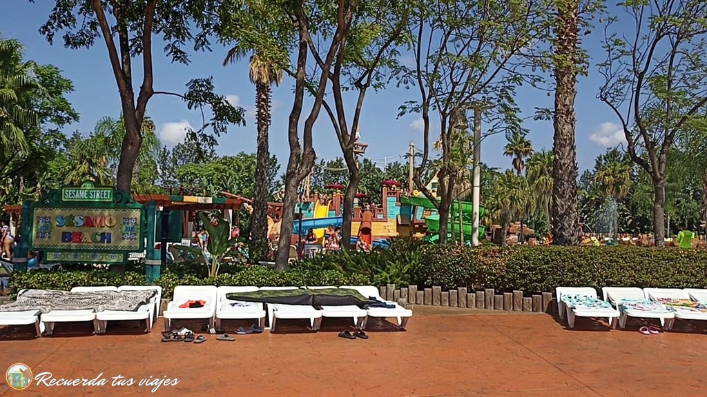 Sésamo Beach - Un día en Caribe Aquatic Park con un niño menor de 3 años