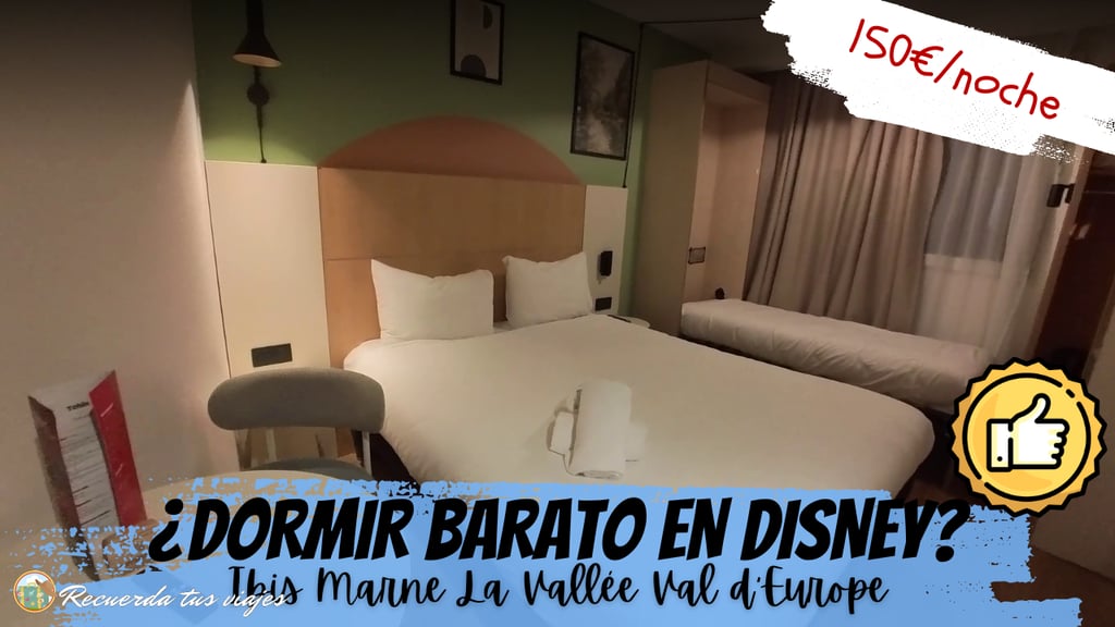 Tour por el hotel Ibis Marne La Vallée Val d'Europe en Disneyland París