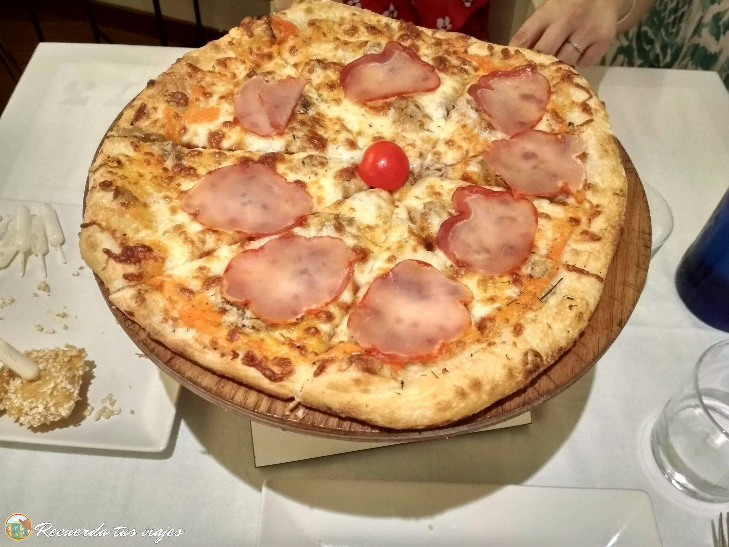 Pizza de autor Dulcinea