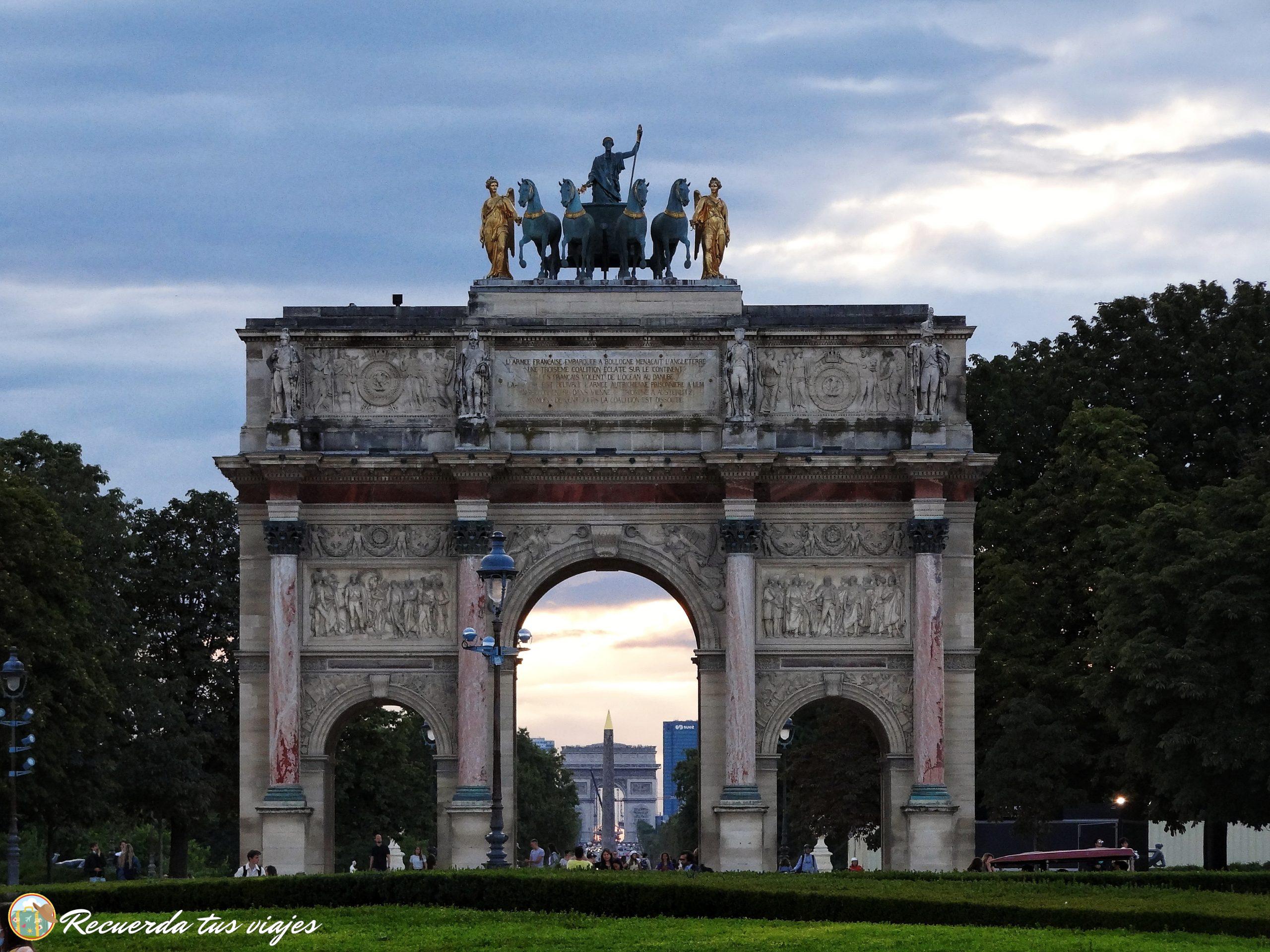 Qué ver en París - Arco del Carrusel