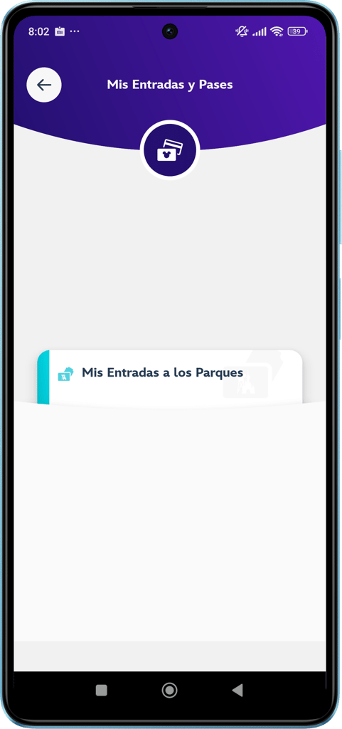 Disney Aplicación mis entradas - Aplicación móvil de Disneyland París