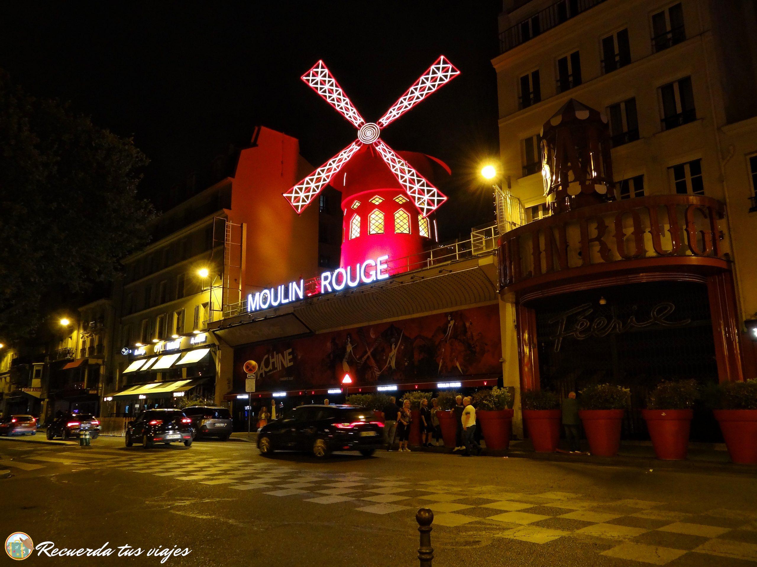 Qué ver en París - Molin Rouge