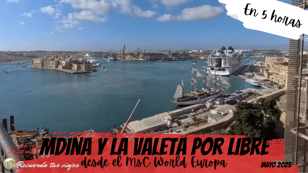 Lee más sobre el artículo Día 6: Visitamos Mdina y La Valeta con el MSC World Europa