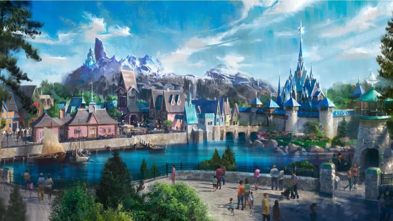 World of Frozen en Disneyland Paris (diseño oficial de Disneyland Paris)
