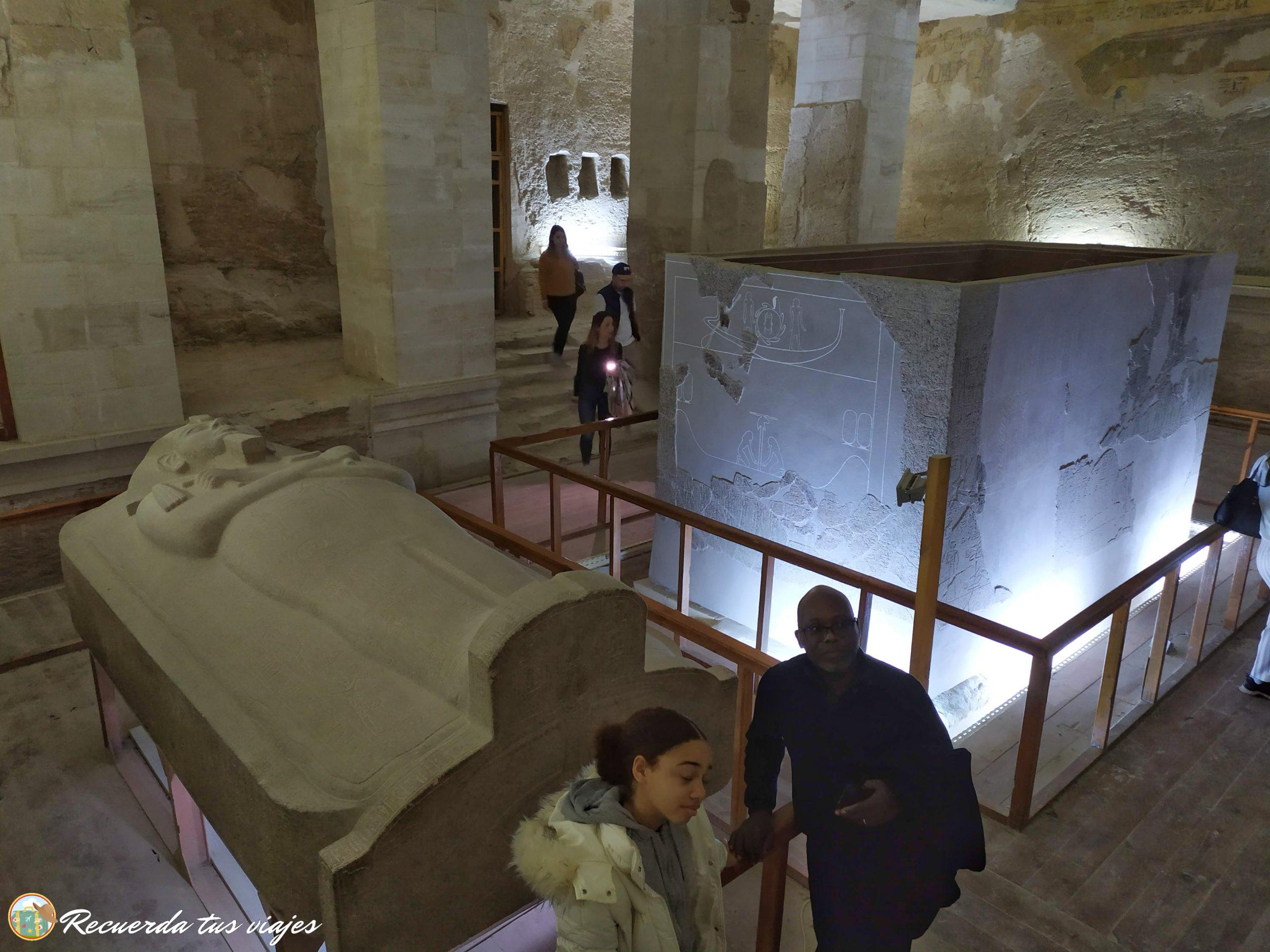 Qué ver en Egipto - Interior de la tumba de Merenptah