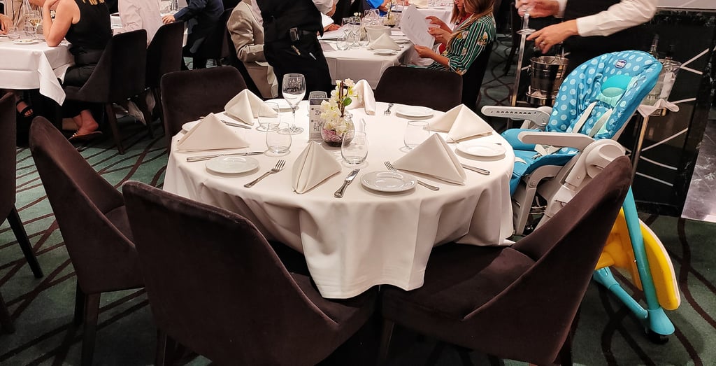 Mesa del restaurante - 7 días de crucero por el Mediterráneo en el MSC Seashore