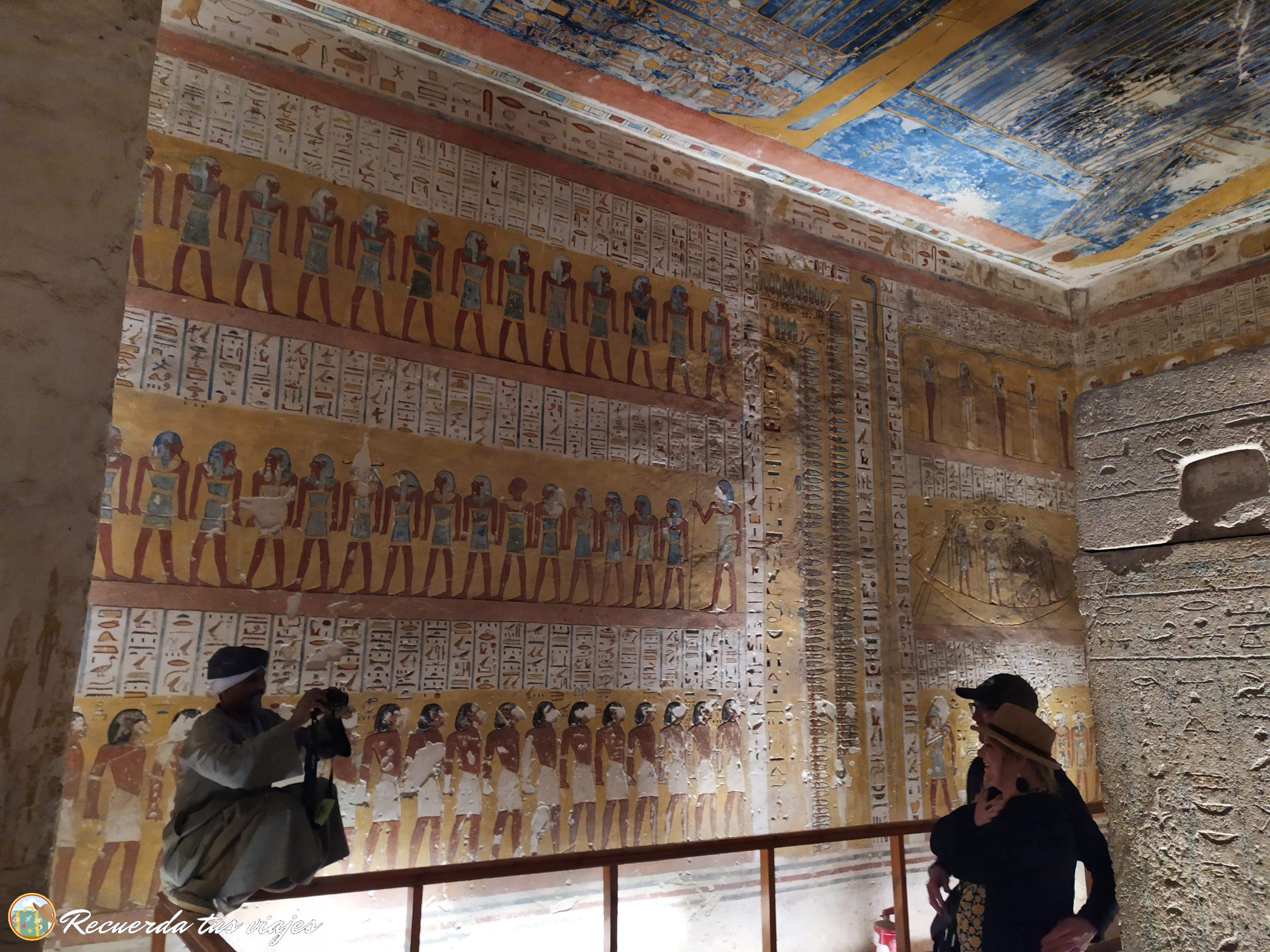 Qué ver en Egipto - Interior de la tumba de Ramses IV